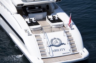 ABILITY Mangusta 130 -  Aft Deck